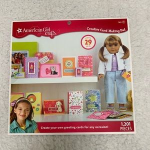 american girl card making kit